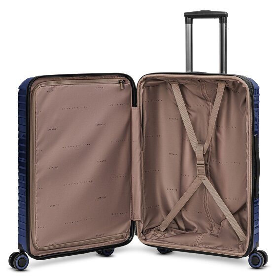 Stratic Shine 4 Rollen Trolley 65 cm mit Dehnfalte