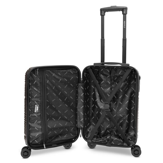 Redolz Essentials 16 CABIN 4-Rollen Kabinentrolley 55 cm slim