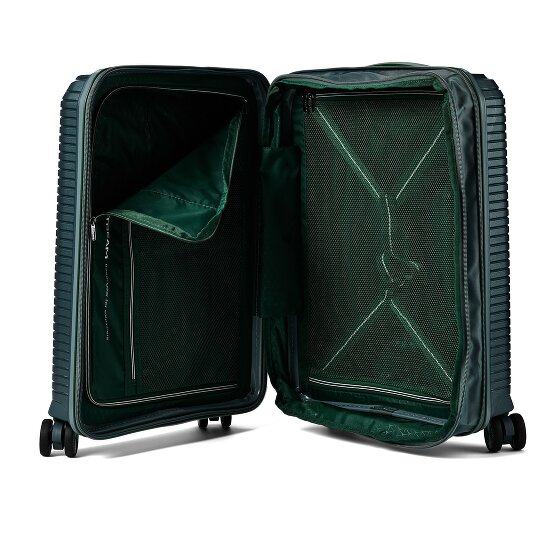 Polestream Paris 4 Rollen Kabinentrolley 55 cm mit Dehnfalte