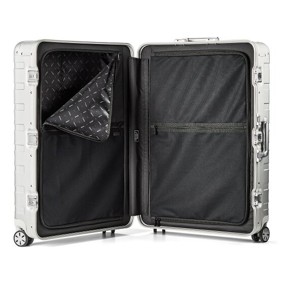 Redolz Pro Aluminium 4-Rollen Trolley L Aluminium 77 cm