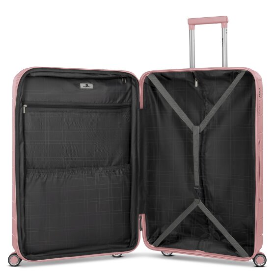 Franky London 4 Rollen Trolley L 74 cm mit Dehnfalte