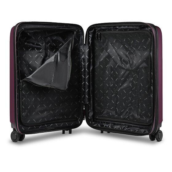 Redolz Essentials 14 Kofferset 2 tlg. Kabinentrolley mit Dehnfalte & Beautycase