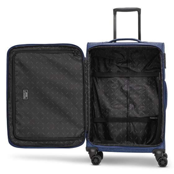 Redolz Essentials 12 MEDIUM 4-Rollen Trolley 67 cm mit Dehnfalte