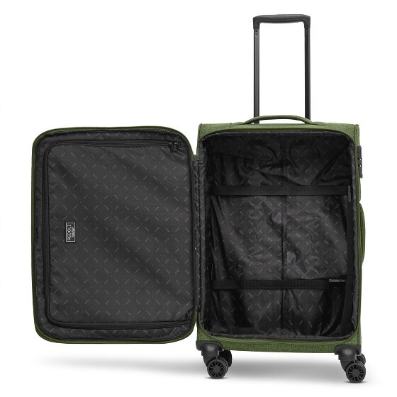 Redolz Essentials 12 THREE SET 4 Rollen Kofferset 3-teilig mit Dehnfalte