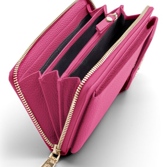 Lazarotti Bologna Leather Zip-Around Geldbörse Handytasche Leder 19 cm