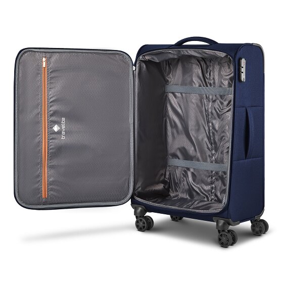 Travelite Priego 4 Rollen Trolley M 66 cm