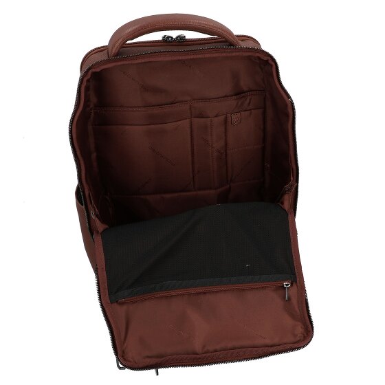 Piquadro Cronus Business-Rucksack RFID Schutz Leder 41 cm Laptopfach
