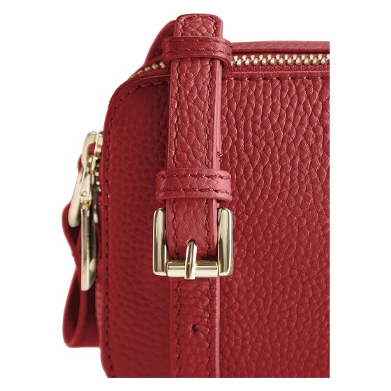 Lazarotti Bologna Leather Umhängetasche Camera-Bag Leder Double-Zip 18 cm