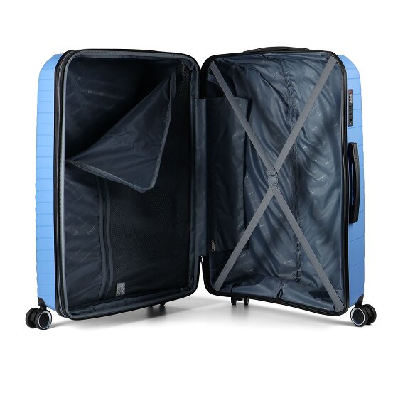 Benzi 5808 4 Rollen Trolley 74 cm mit Dehnfalte