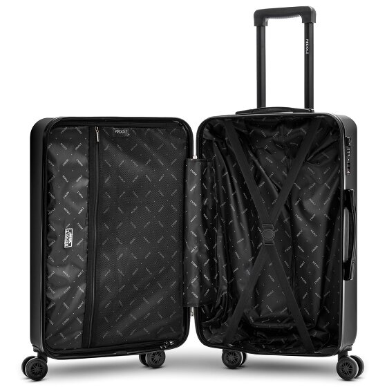 Redolz Essentials 09 3-SET 4 Rollen Kofferset 3-teilig