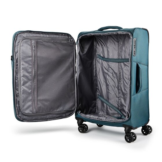 d&n Travel Line 9804 4 Rollen Trolley M 68 cm mit Dehnfalte