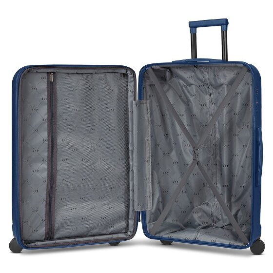 d&n South Dakota 4 Rollen Trolley L 76 cm mit Dehnfalte