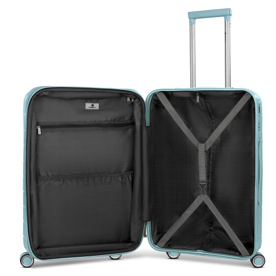 Franky London 4 Rollen Trolley M 65 cm mit Dehnfalte