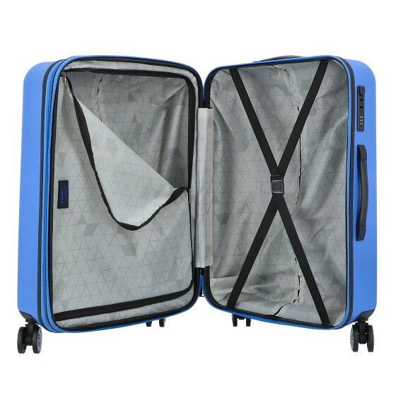 Gabol Future Plus 4 Rollen Trolley 66 cm mit Dehnfalte