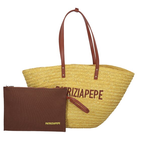 Patrizia Pepe Summer Straw Shopper Tasche 51 cm