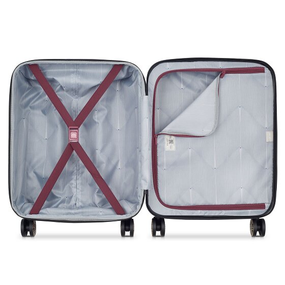 Delsey Paris Meteor 4 Rollen Kabinentrolley 55 cm mit Dehnfalte
