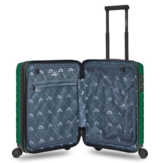 Bergpfeil Travel 4 Rollen Kabinentrolley S 55 cm mit Dehnfalte
