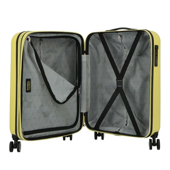 Gabol Future Plus 4 Rollen Kabinentrolley 55 cm mit Dehnfalte