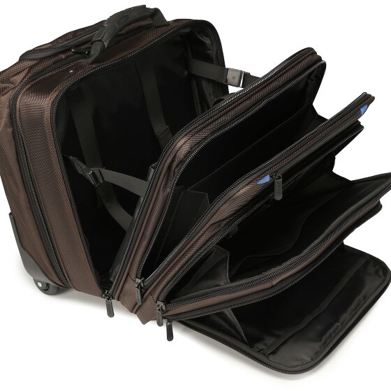 Dermata 2 Rollen Businesstrolley 38 cm Laptopfach