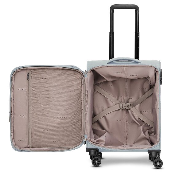Stratic taska 4-Rollen Kabinentrolley S 55 cm mit Dehnfalte