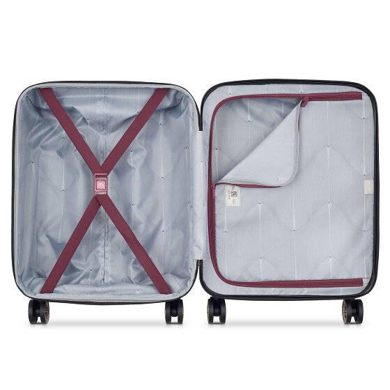 Delsey Paris Meteor 4 Rollen Kabinentrolley 55 cm mit Dehnfalte