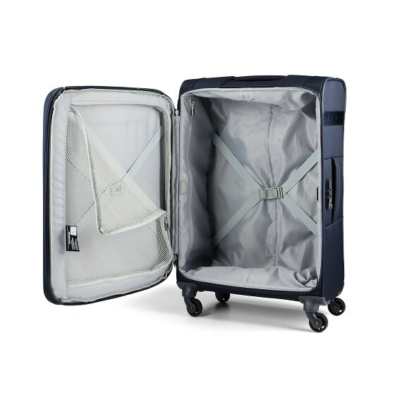 Samsonite Citybeat 4 Rollen Trolley 66 cm mit Dehnfalte