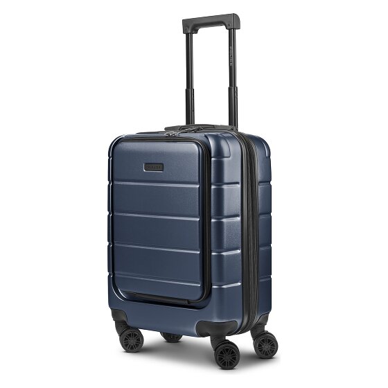 Police Dublin 4 Rollen Kabinentrolley S 54 cm Laptopfach mit Dehnfalte