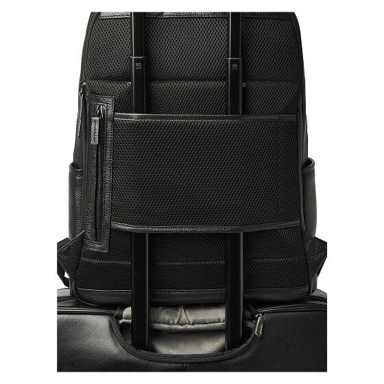 Castelijn & Beerens Lou Daypack RFID Schutz Leder 43 cm Laptopfach