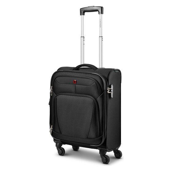 Wenger Beaumont 4 Rollen Kabinentrolley S 54 cm mit Dehnfalte