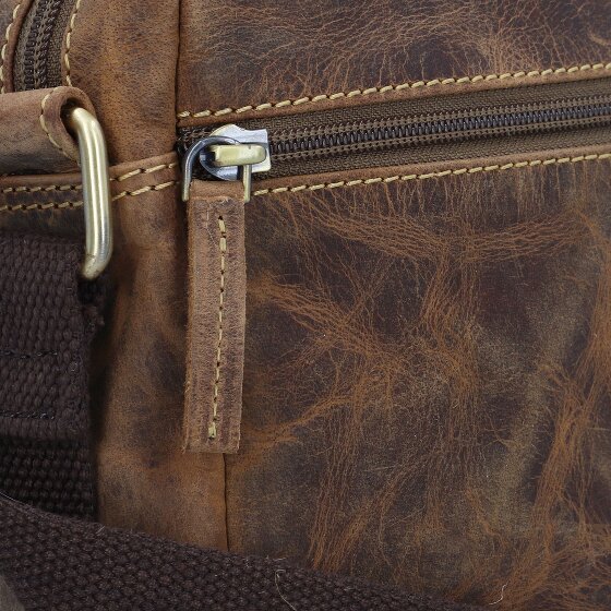 Greenburry Vintage Umhängetasche Leder 18 cm