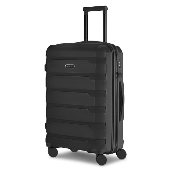 d&n South Dakota 4 Rollen Trolley M 66 cm mit Dehnfalte