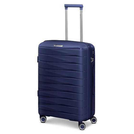 Franky London 4 Rollen Trolley M 65 cm mit Dehnfalte