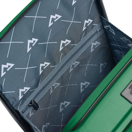 Bergpfeil Travel 4 Rollen Kabinentrolley 55 cm Laptopfach mit Dehnfalte