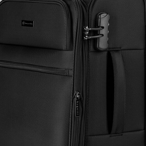 bugatti Valencia Soft 4 Rollen Kofferset 3-teilig mit Dehnfalte