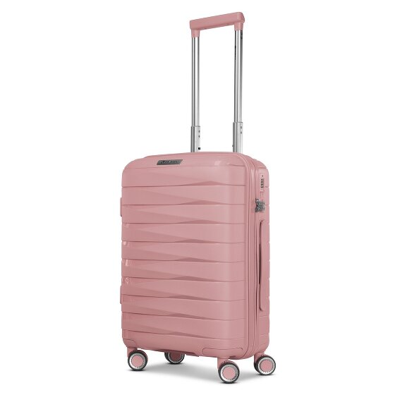 Franky London 4 Rollen Kabinentrolley S 55 cm mit Dehnfalte