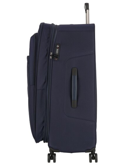 Piquadro Brief 4 Rollen Trolley 78 cm mit Dehnfalte