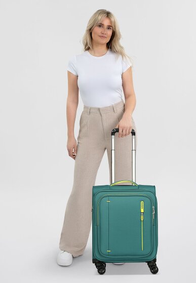 American Tourister Cloudrider 4 Rollen Kabinentrolley S 55 cm mit Dehnfalte