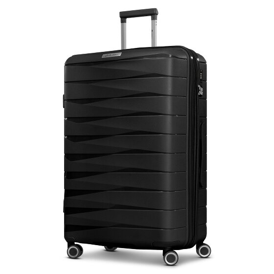 Franky London 4 Rollen Trolley L 74 cm mit Dehnfalte