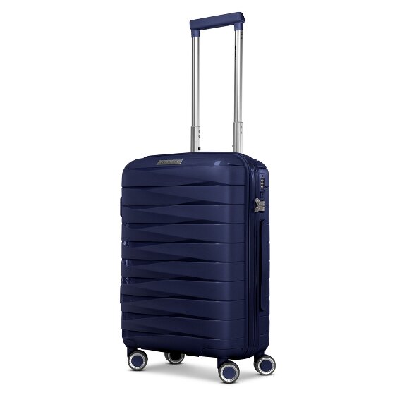 Franky London 4 Rollen Kabinentrolley S 55 cm mit Dehnfalte