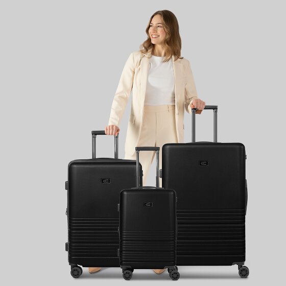 camel active Hanoi 4 Rollen Kofferset 3-teilig mit Dehnfalte