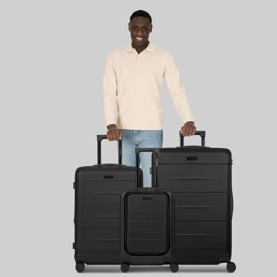 Police London 4 Rollen Kofferset 3-teilig mit Dehnfalte