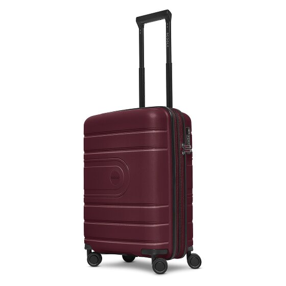 Redolz Essentials 11 4 Rollen Kabinentrolley 55 cm mit Dehnfalte