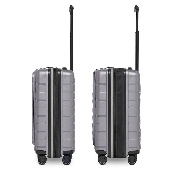 Bergpfeil Travel 4 Rollen Kabinentrolley 55 cm Laptopfach mit Dehnfalte