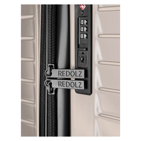 Redolz Essentials 18 4 Rollen Trolley 66 cm mit Dehnfalte