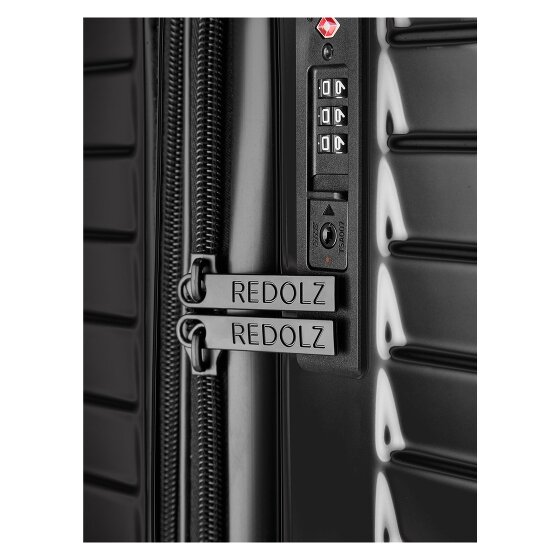 Redolz Essentials 18 4 Rollen Kabinentrolley 55 cm mit Dehnfalte