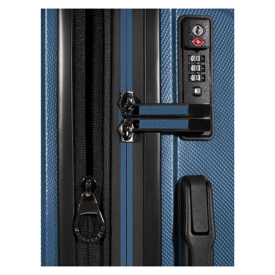 Redolz Essentials 14 4-Rollen Kofferset 2 tlg. Laptopfach mit Dehnfalte