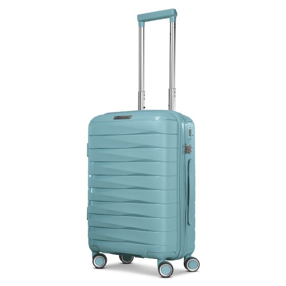 Franky London 4 Rollen Kabinentrolley S 55 cm mit Dehnfalte
