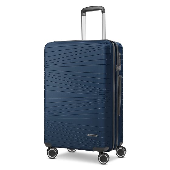 Franky Dallas 3.0 4 Rollen Trolley M 65 cm mit Dehnfalte