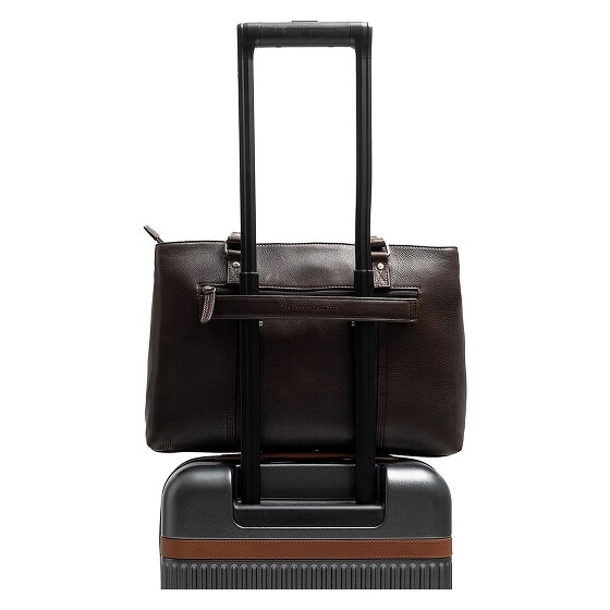 The Chesterfield Brand Alverino Schultertasche Leder 38 cm Laptopfach