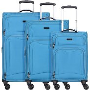 d&n Travel Line 9204 4 Rollen Kofferset 3-teilig mit Dehnfalte Produktbild